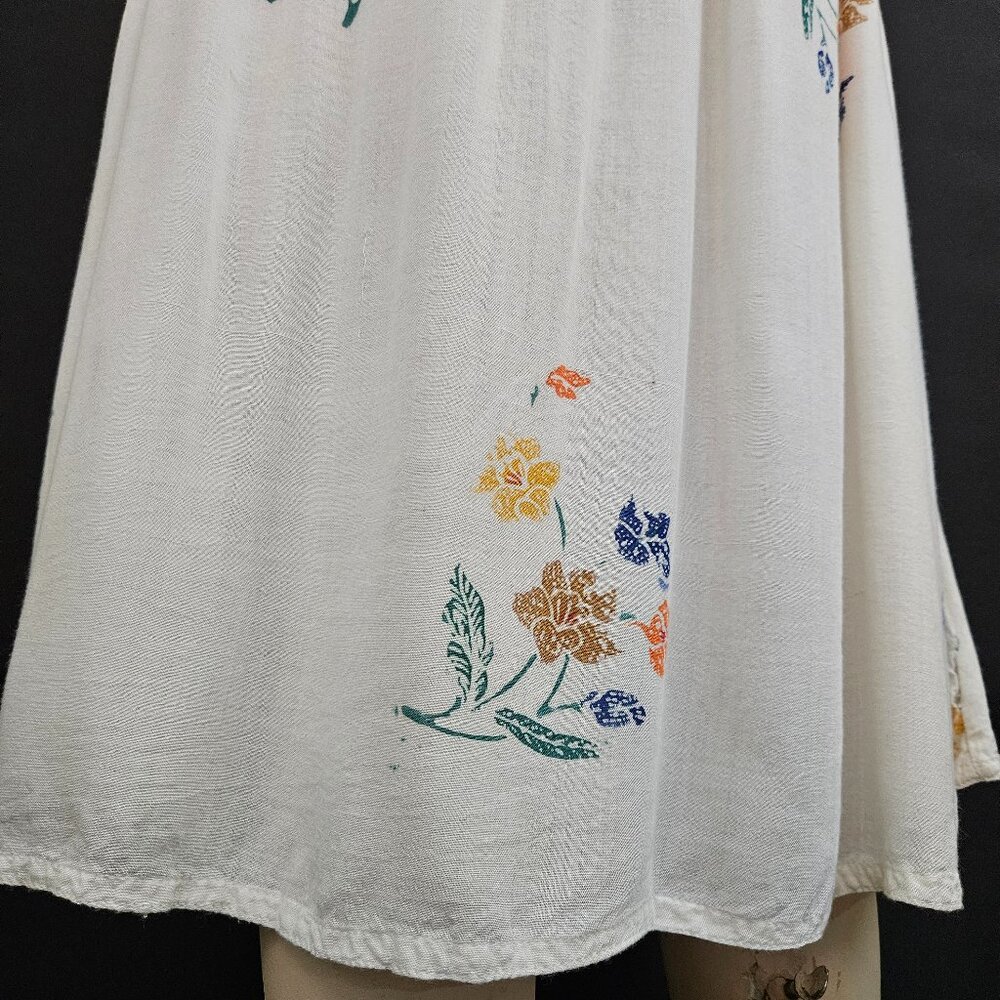 Vintage Floral Spaghetti Strap Blouson Sun Dress - Picture 15 of 15